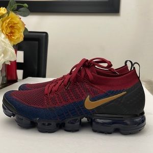 NIKE AIR VAPORMAX 2018 FLYNIT 2 OLYMPIC RUNNING SNEAKERS MENS SIZE 9